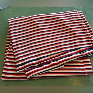 Red white blue striped fortrel